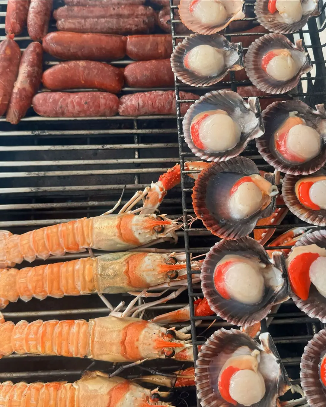 Mariscada y barbacoa para la fiesta de Sofía Suescun.