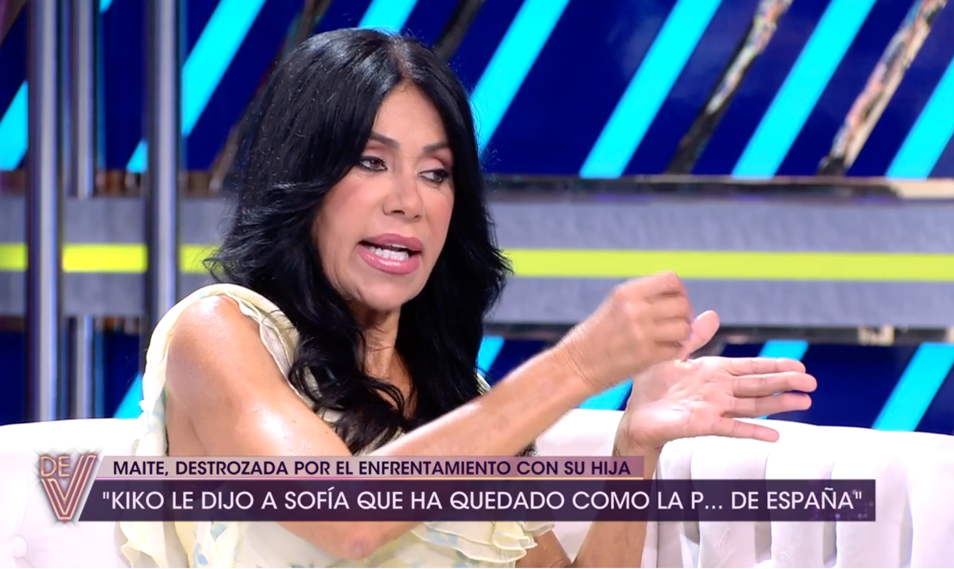 Maite Galdeano considera que su hija se ha saltado partes de la historia.