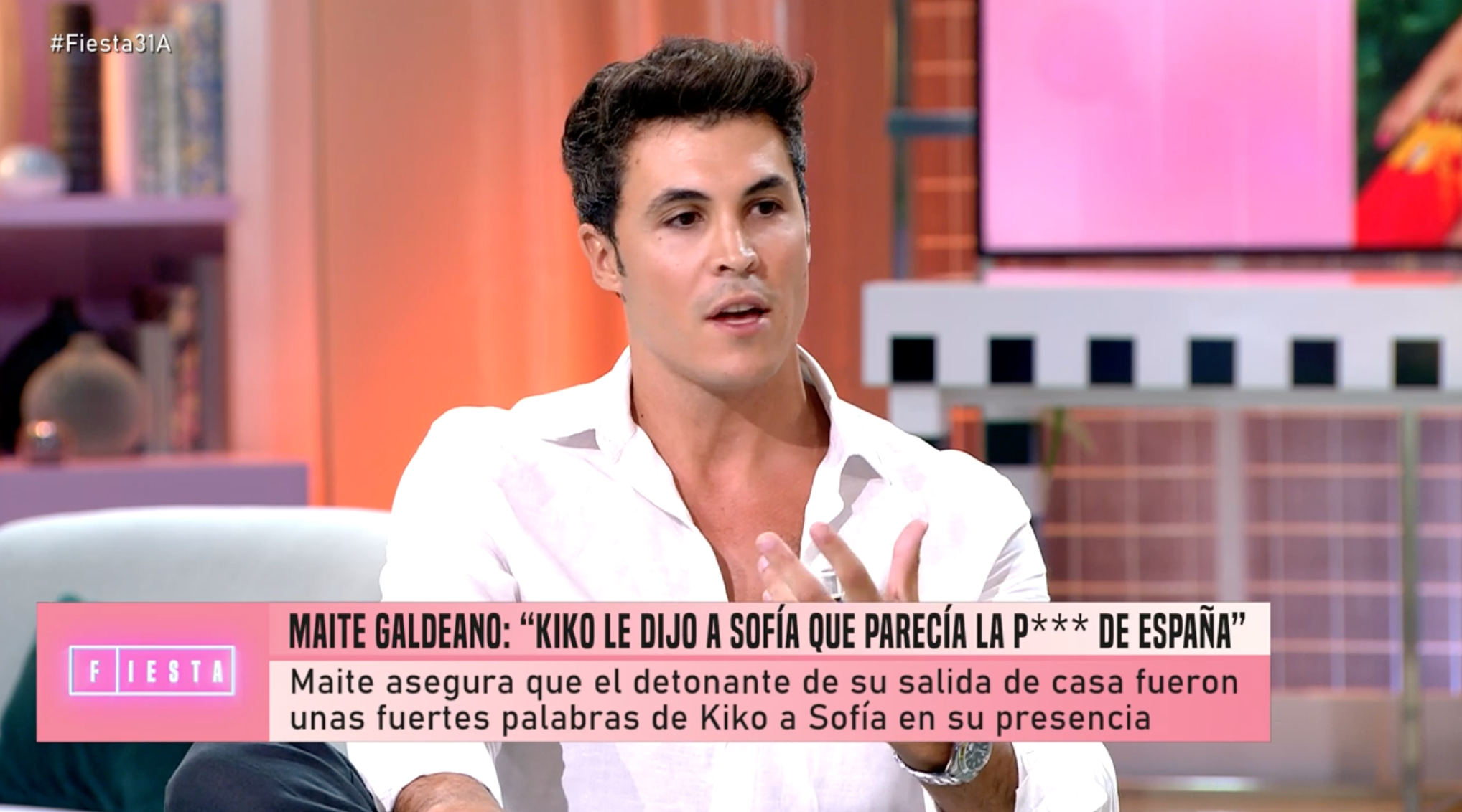 Kiko Jiménez asegura que es Maite quien insulta a su hija.