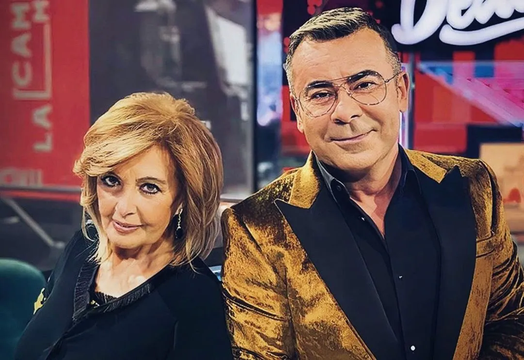 Jorge Javier con María Teresa Campos.