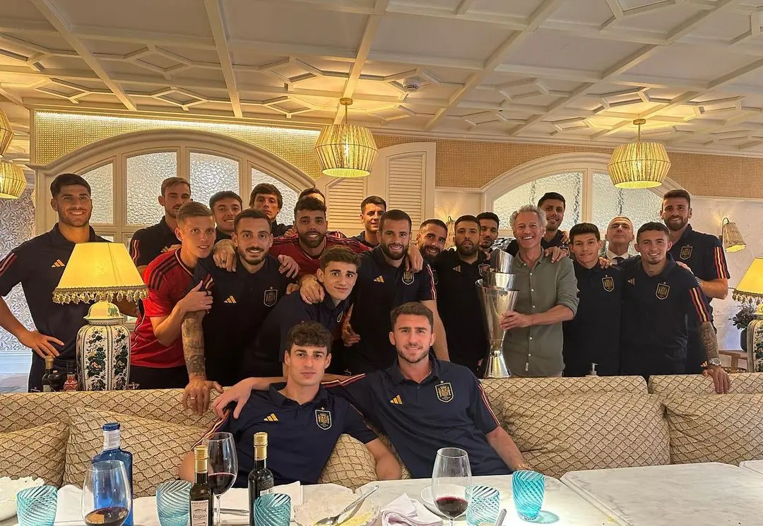 El equipo de la Selección Española celebró ahí su triunfo en la Eurocopa.