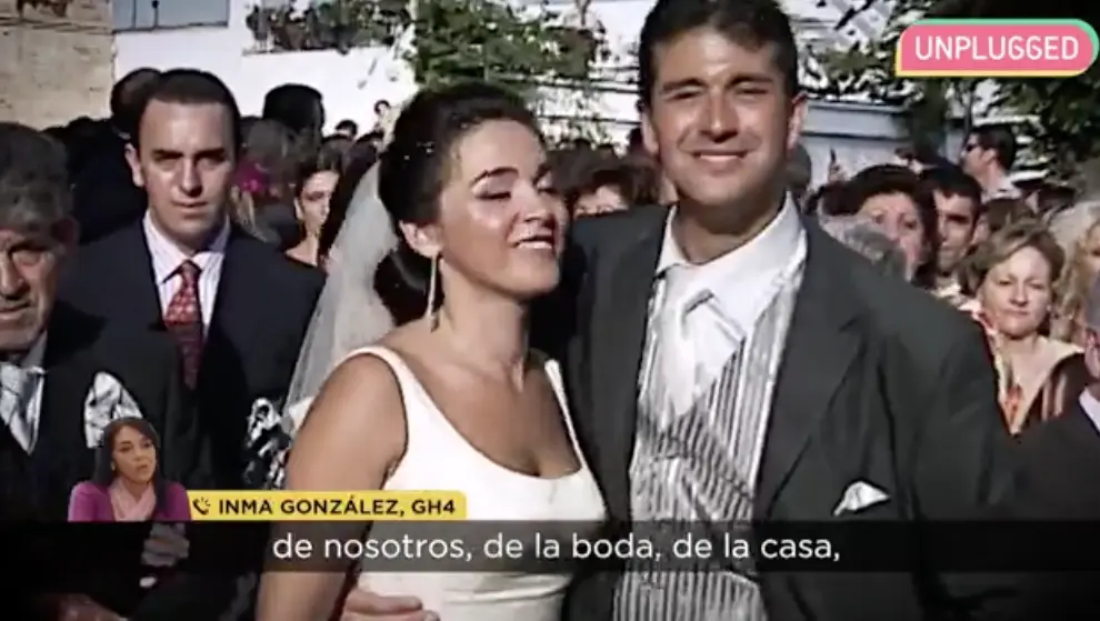 Imagen de archivo de la boda de la pareja.