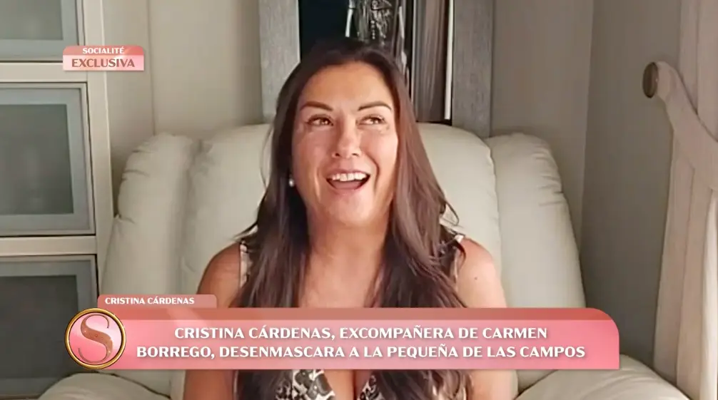 Cristina Cárdenas, examiga de Carmen Borrego.