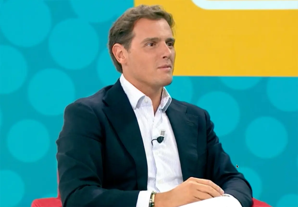 Albert Rivera en un plató.