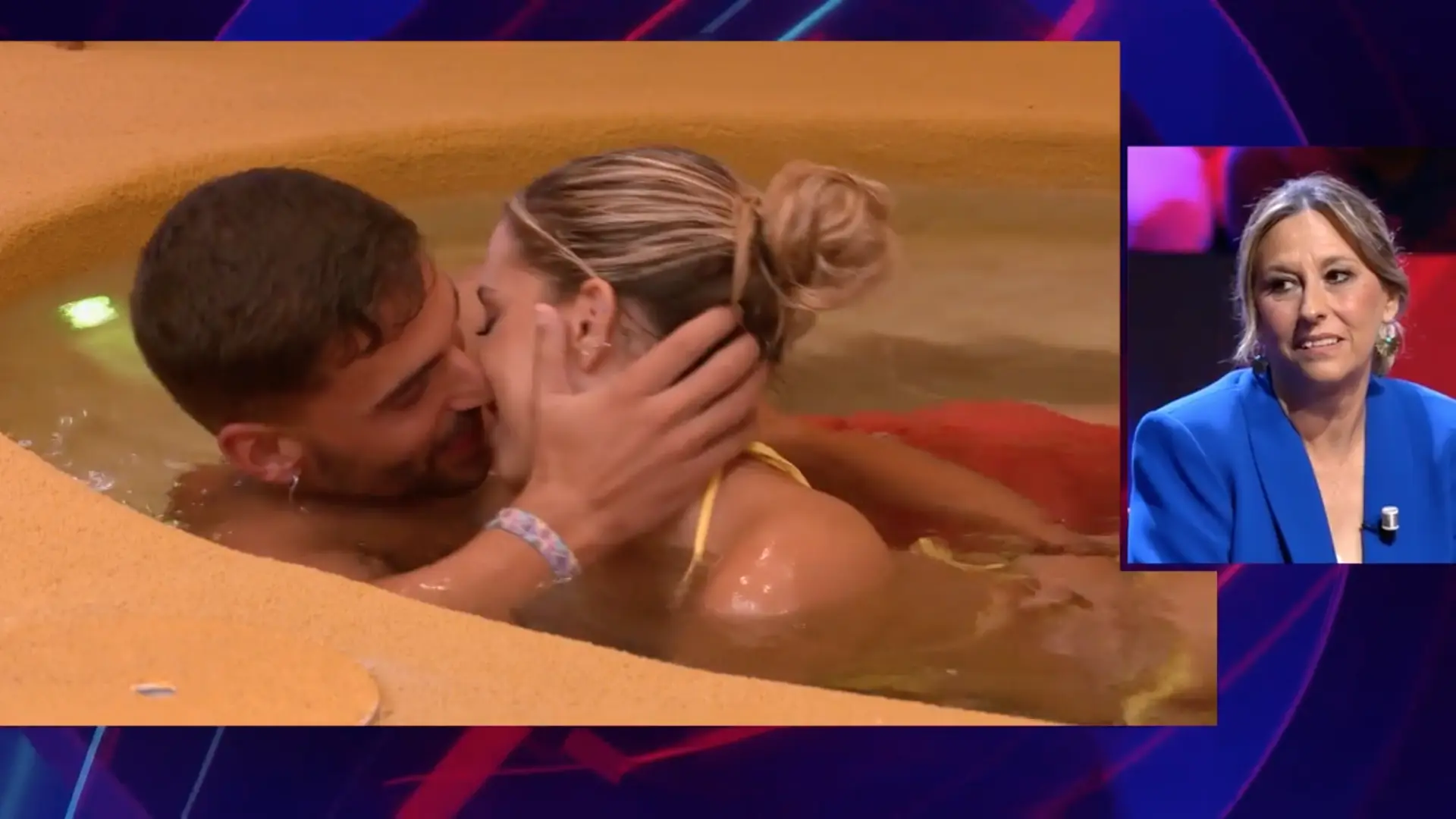 Edi y Violeta beso 'Gran Hermano'