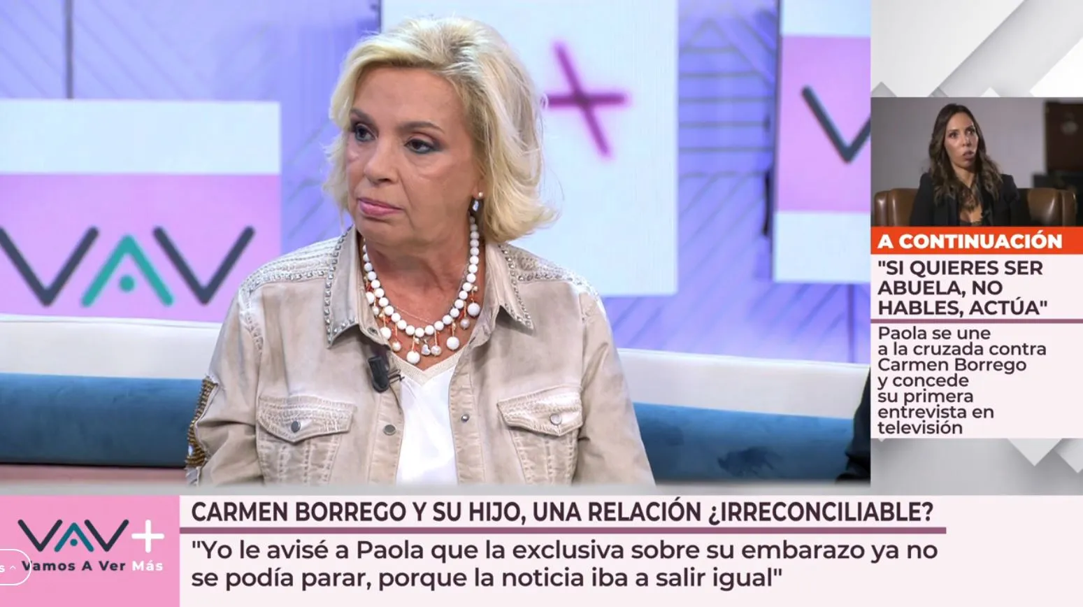 Carmen Borrego en 'Vamos a ver'.