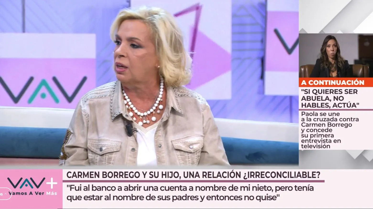 Carmen Borrego en 'Vamos a ver'.