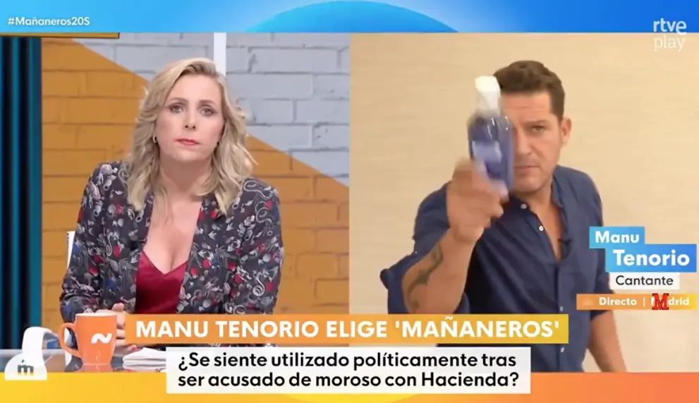 Manu Tenorio pierde los papeles ante Patricia Suárez.