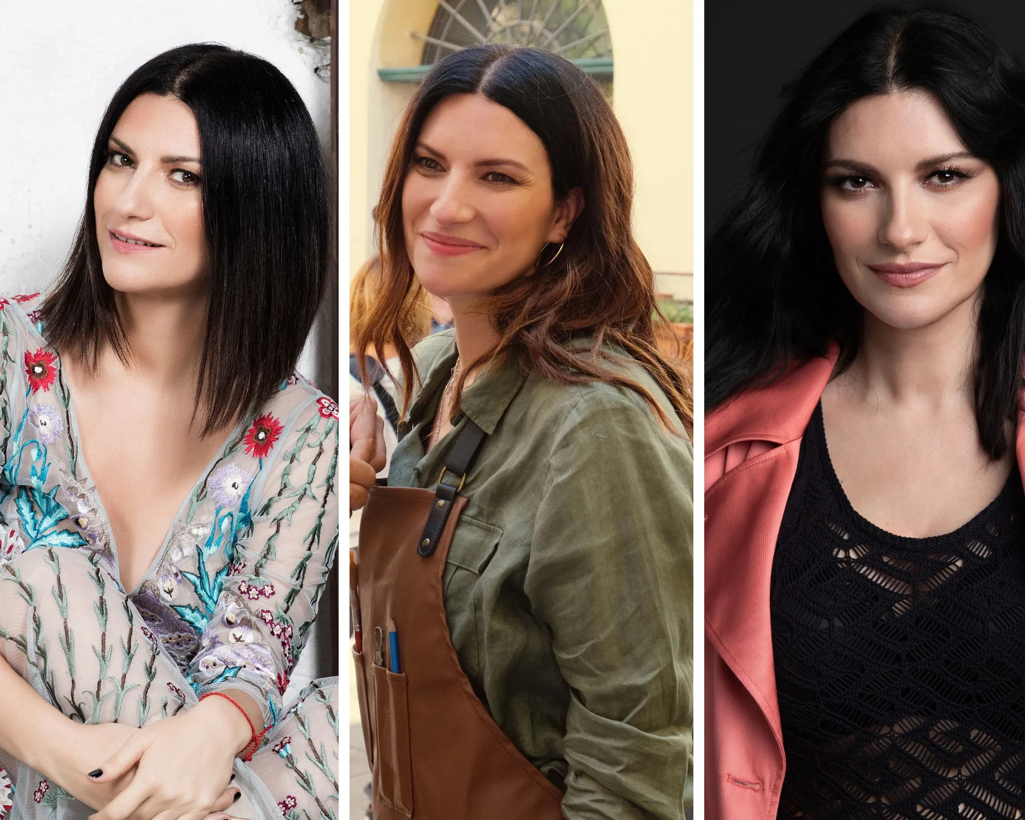 Laura Pausini en 2020, 2022 y 2023.