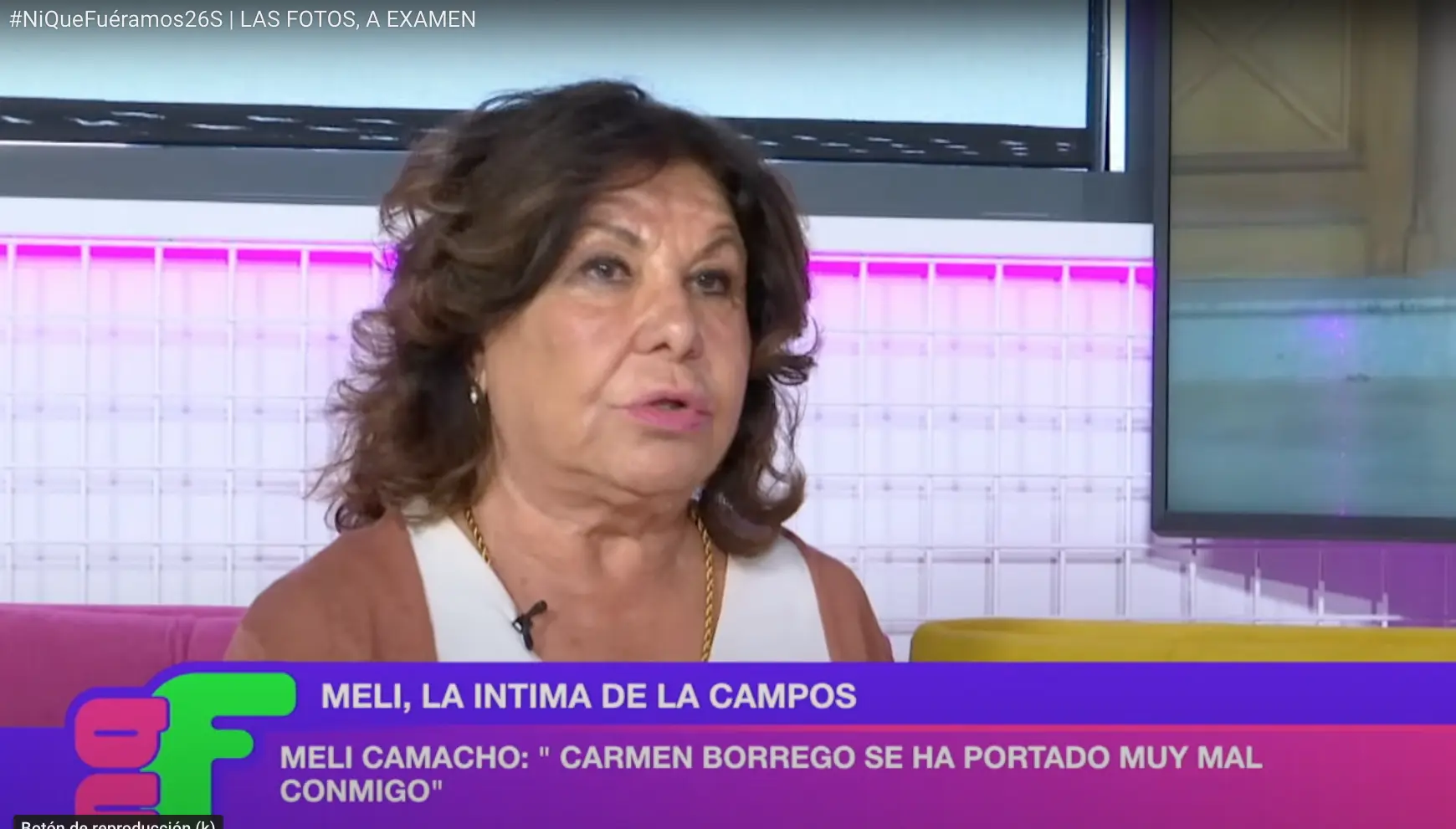 Meli se negó a pagarle un sueldo a Carmen Borrego.