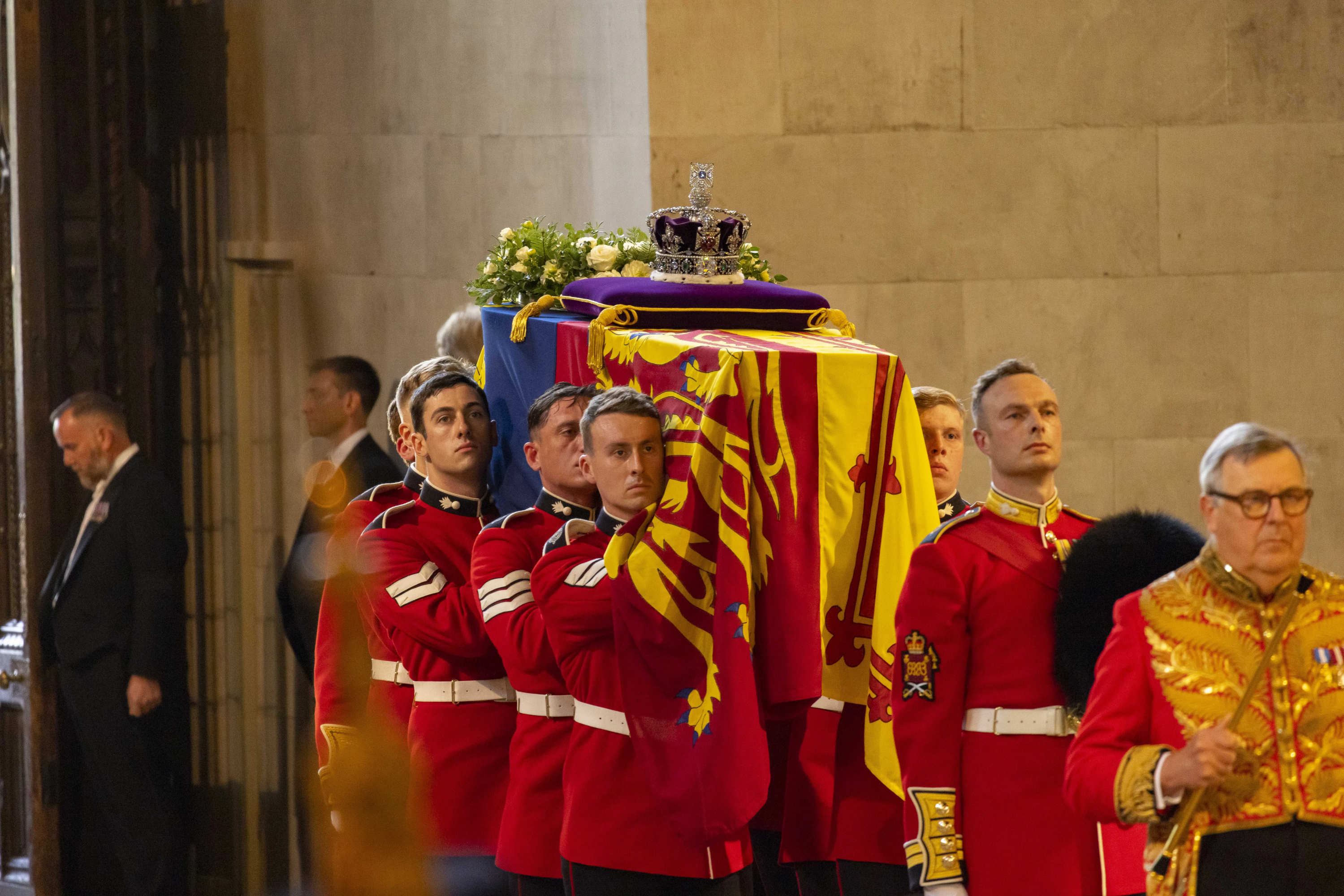 El funeral de Isabel II, en septiembre del 2022.