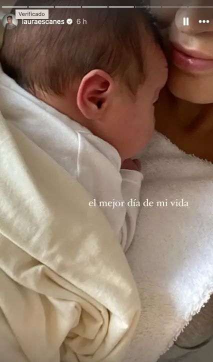 "El mejor día de mi vida" dice Laura recordando el nacimiento de su hija.