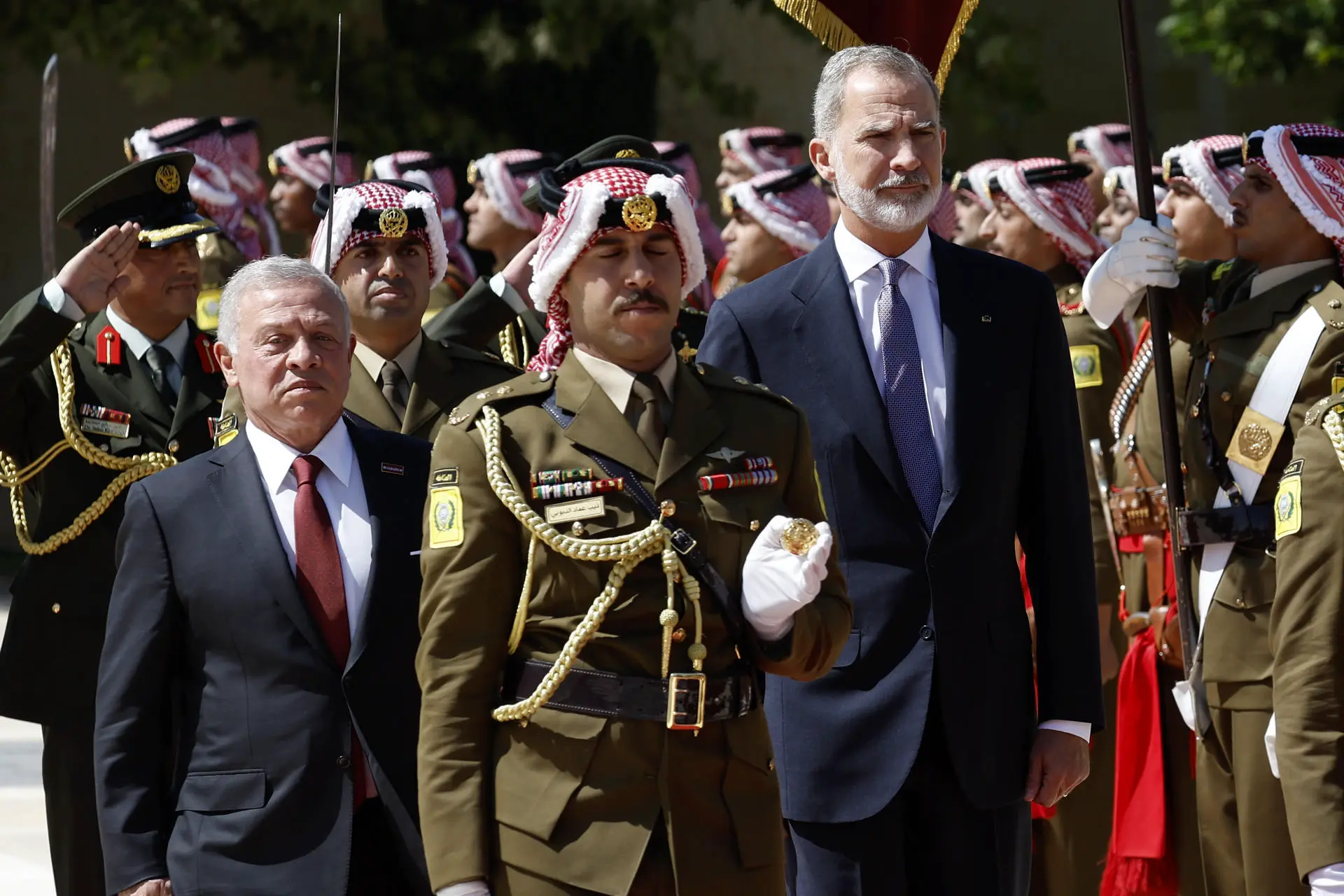 Felipe VI en Jordania.