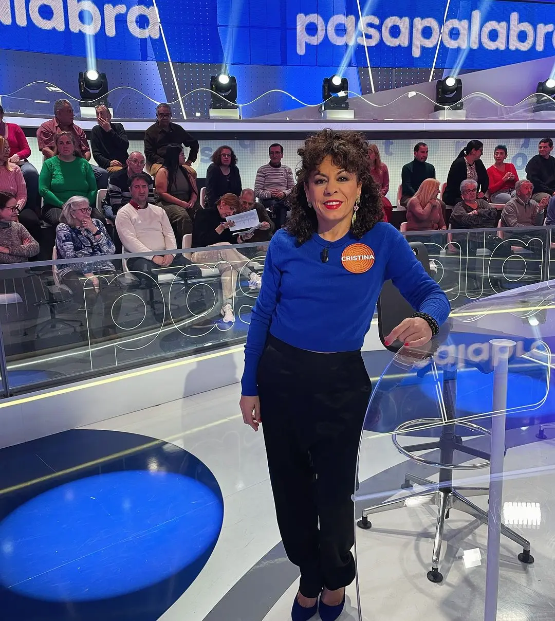 Cristina Medina participando en 'Pasapalabra'.