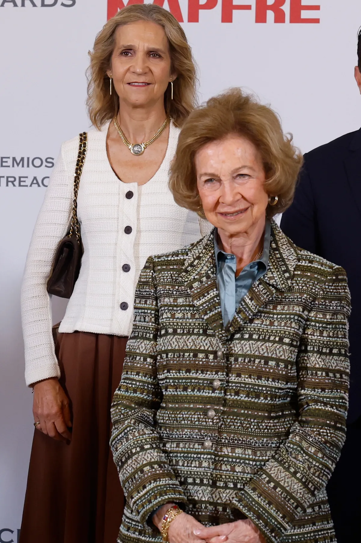 Nuria Espert y la reina Sofía coinciden en la entrega de los Premios Fundación Mapfre en Madrid