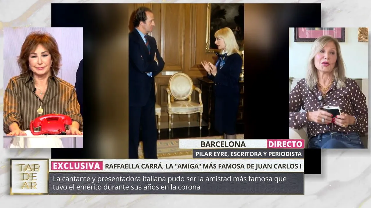 Pilar Eyre habla en 'TardeAR' de las amantes del rey Juan Carlos I.