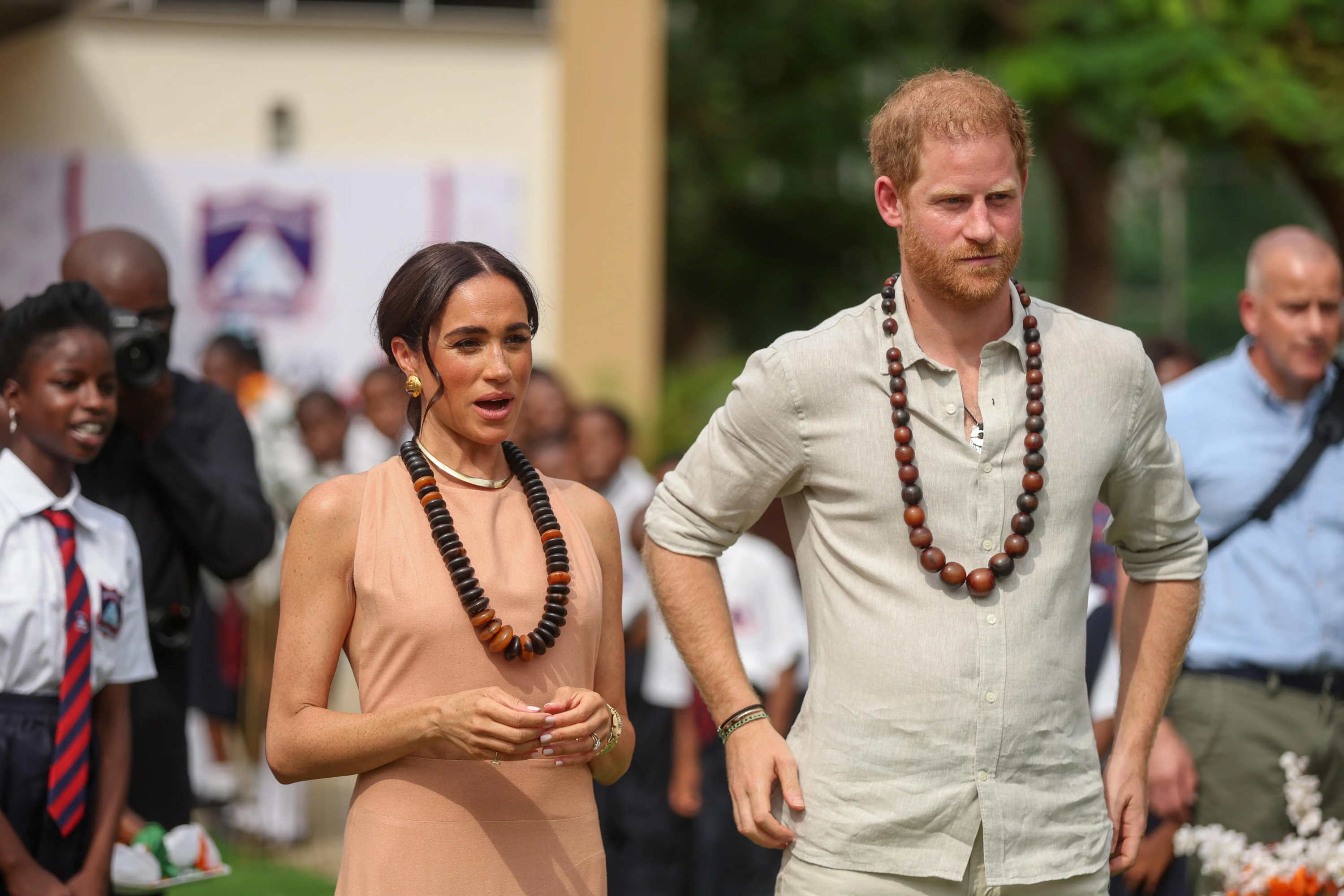 Meghan Markle y el príncipe Harry.