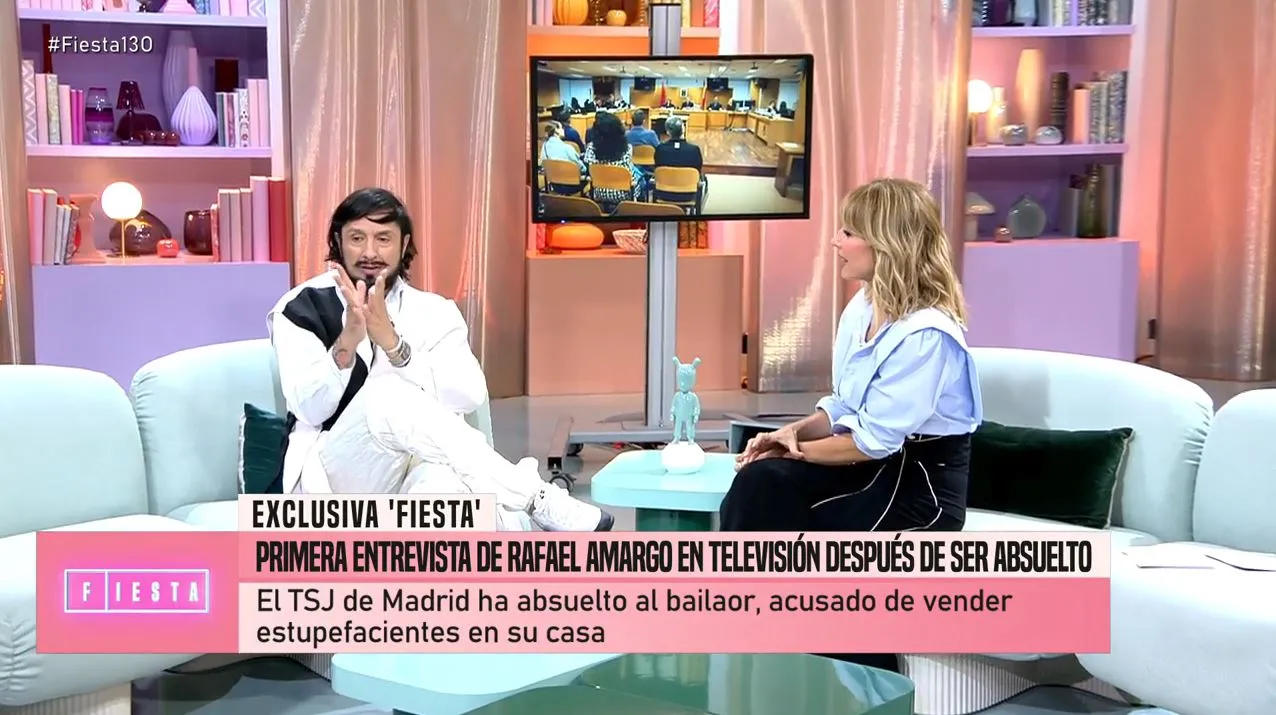 Rafael Amargo en el programa 'Fiesta'.