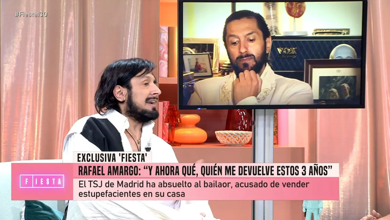 Rafael Amargo en el programa 'Fiesta'.