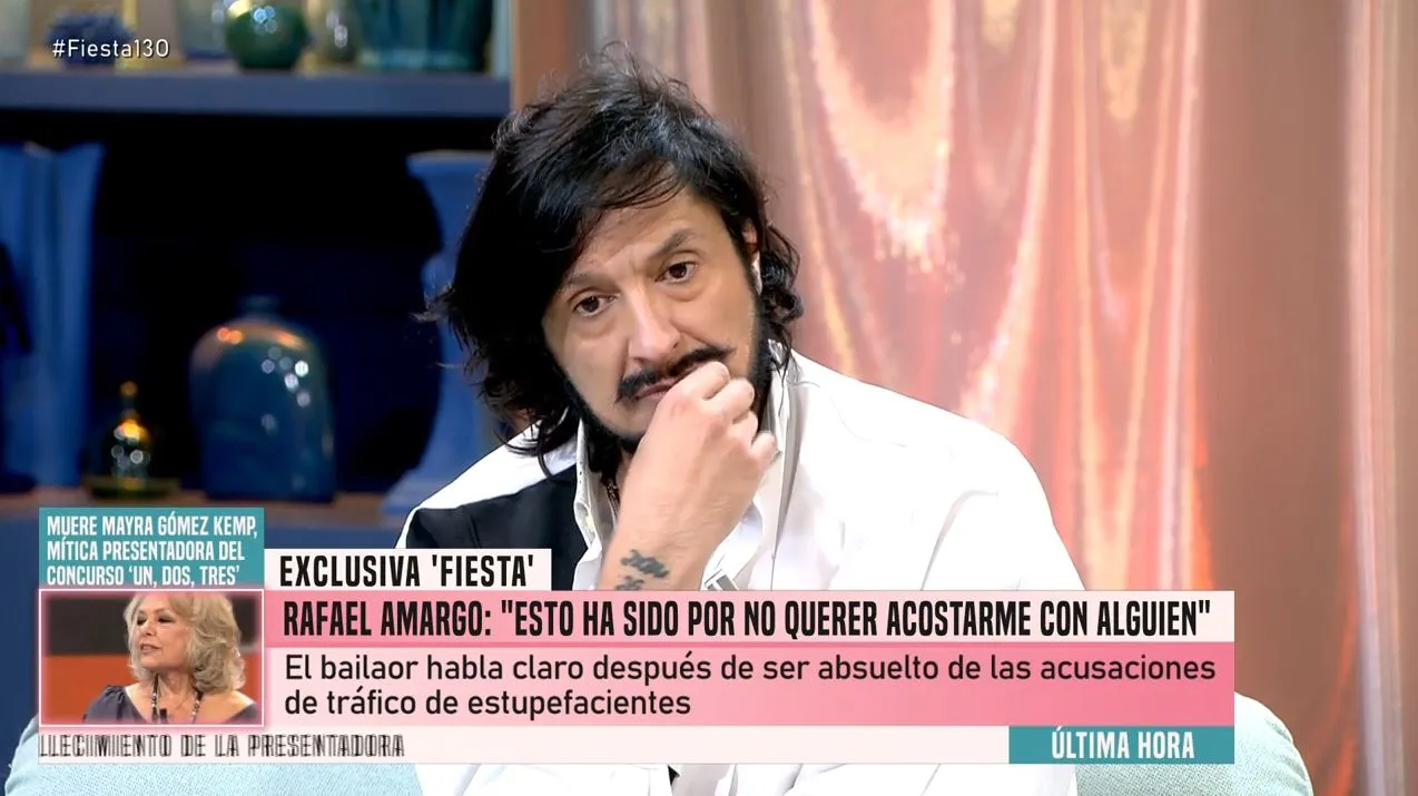 Rafael Amargo en el programa 'Fiesta'.