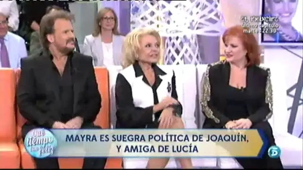 Mayra Gómez-Kemp y Pimpinela en 'Qué tiempo tan feliz'.