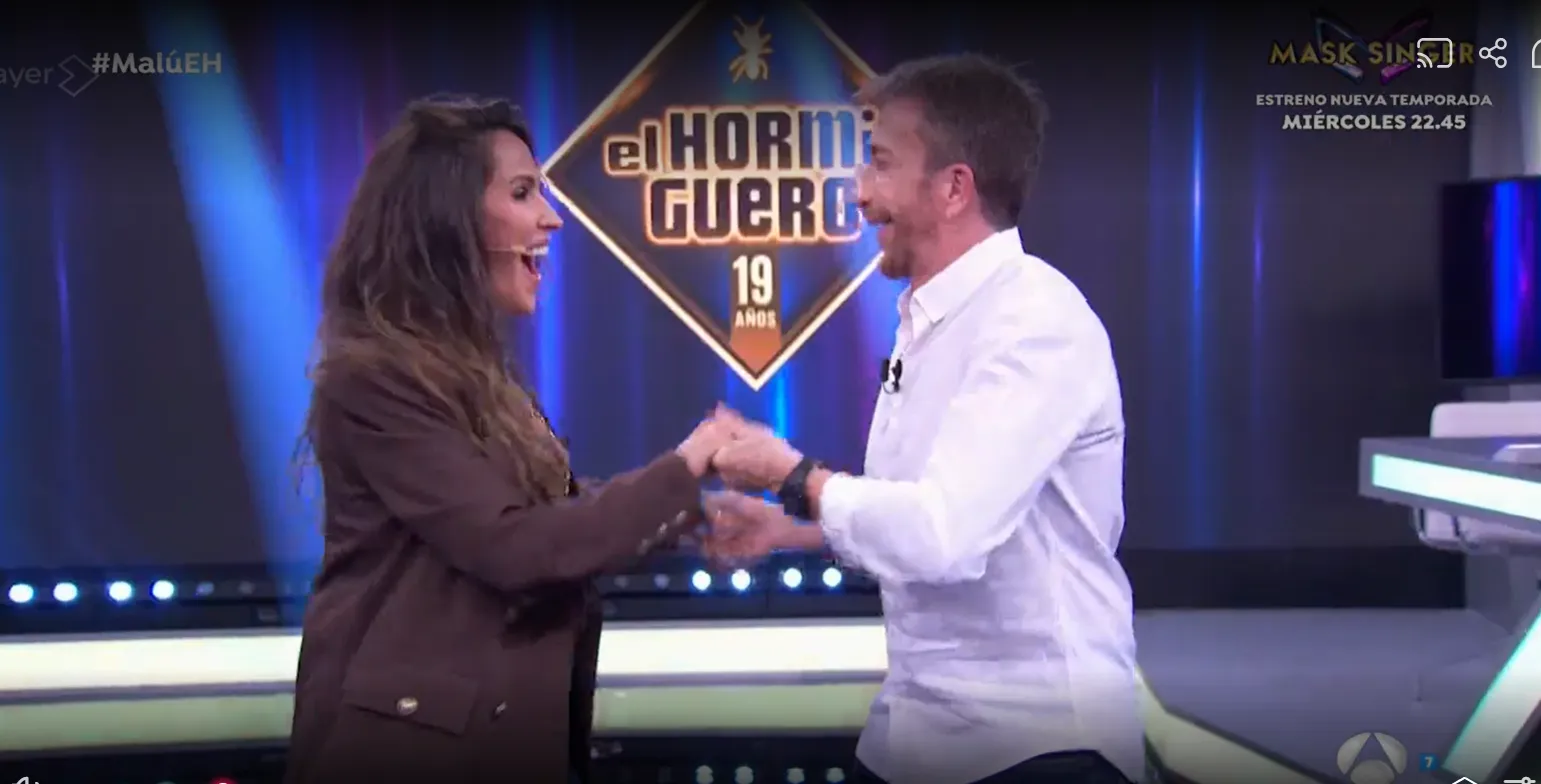 Malú en el plató de El Hormiguero