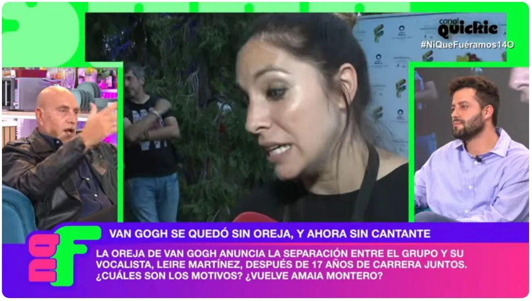 En 'Ni que fuéramos' hablan de La Oreja de Van Gogh.