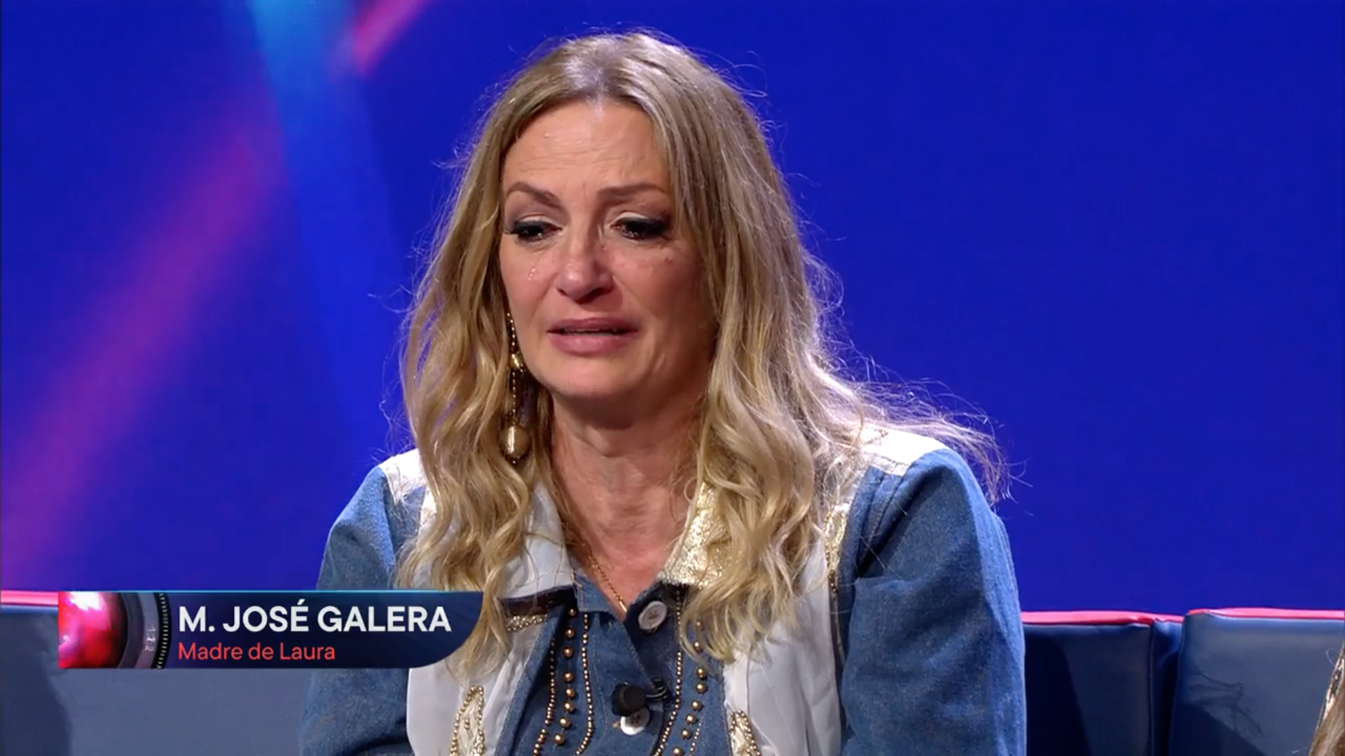 María José Galera rompió a llorar al ver a su hija. GRAN HERMANO