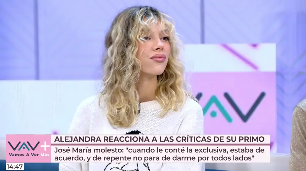 Alejandra desmiente a José María, según ella nunca le dio el visto bueno a la exclusiva.