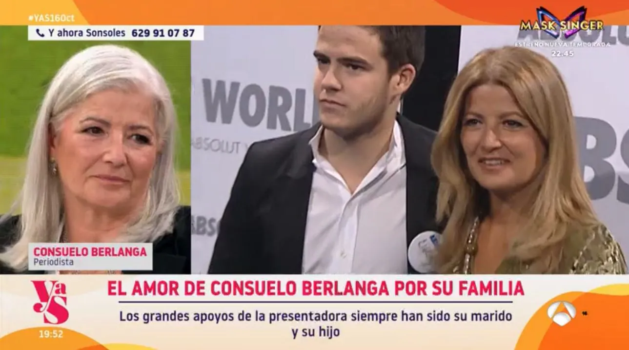 Consuelo Berlanga habla de su marido en 'Y ahora, Sonsoles'.