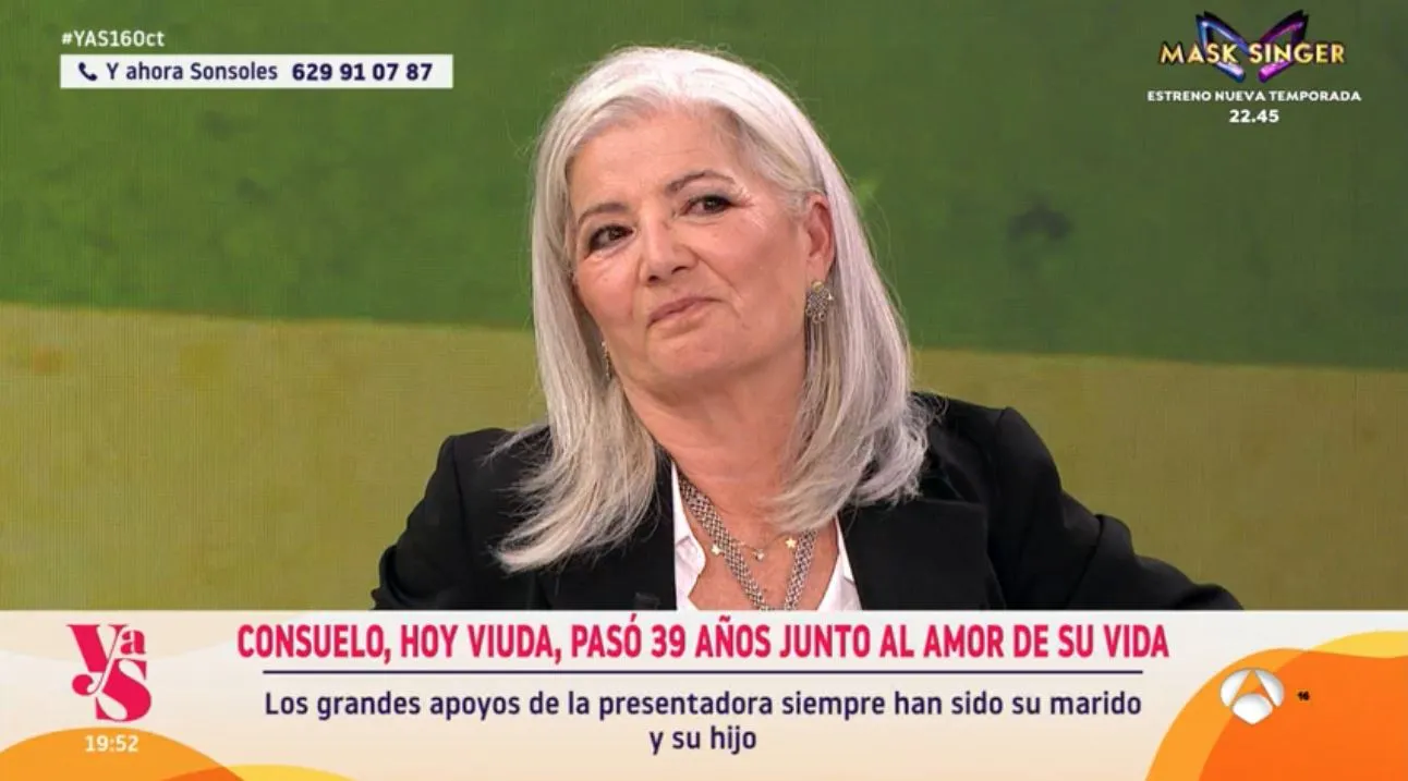 Consuelo Berlanga habla de su marido en 'Y ahora, Sonsoles'.