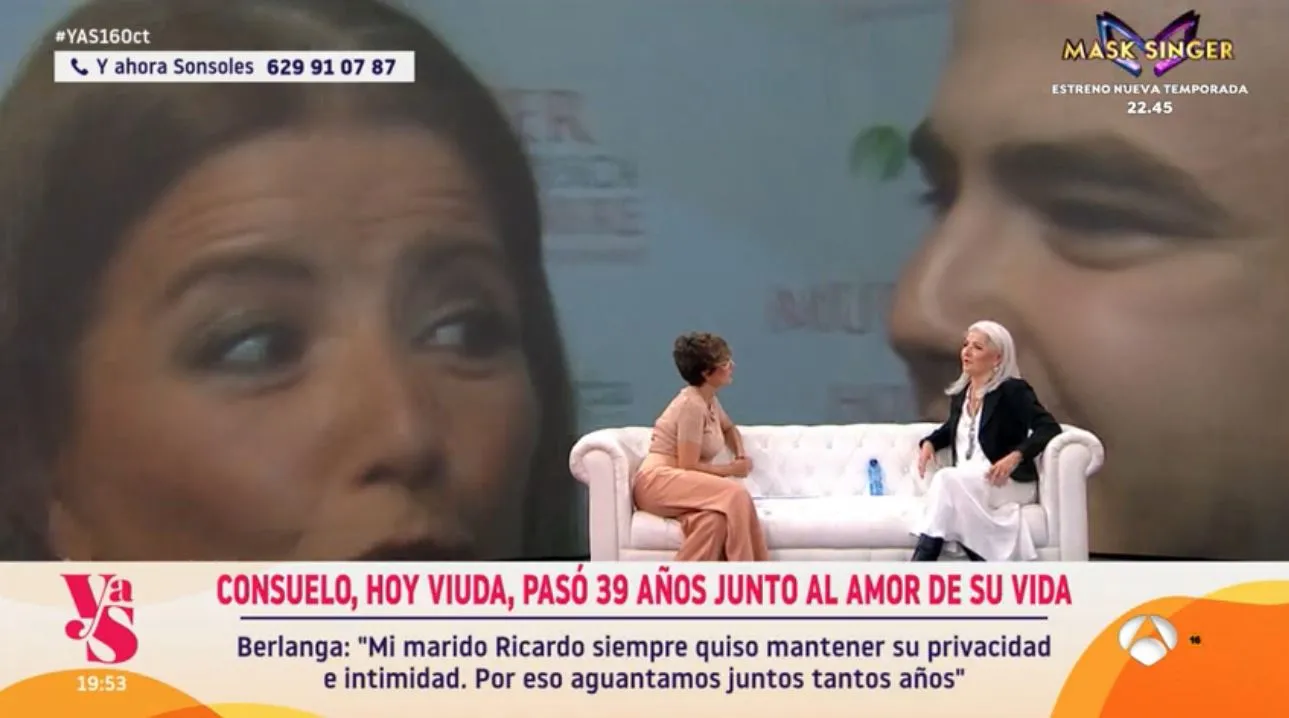 Consuelo Berlanga habla de su marido en 'Y ahora, Sonsoles'.