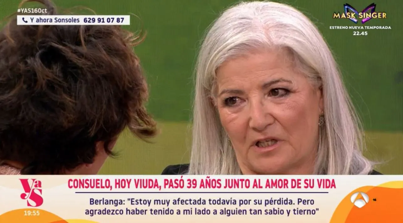 Consuelo Berlanga habla de su marido en 'Y ahora, Sonsoles'.