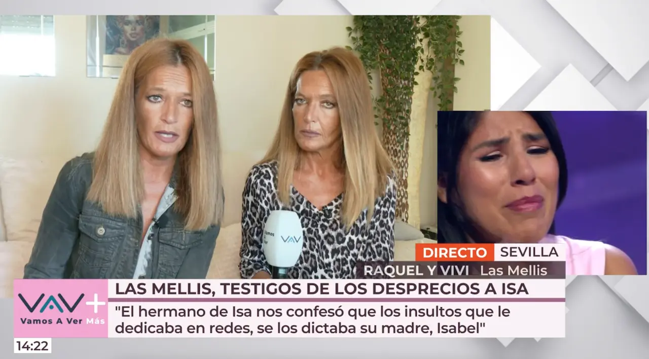 Las mellis apoyan a Isa Pantoja.