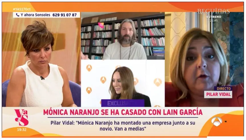 Pilar Vidal confirma la boda secreta de Mónica Naranjo.