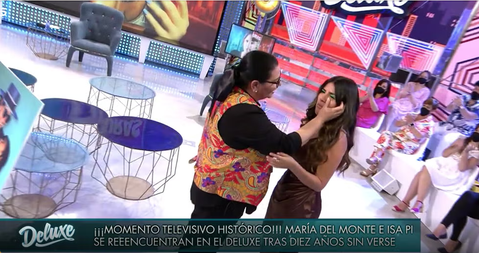 María del Monte y Isa se reencontraron en 2022. MEDIASET