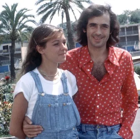 Joan Manuel Serrat y Candela Tiffón, de jóvenes.