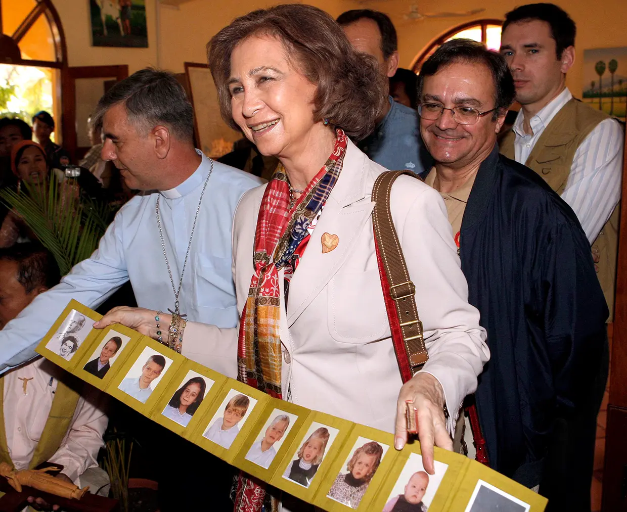 La reina Sofía, una abuela orgullosa, presumiendo de sus nietos.