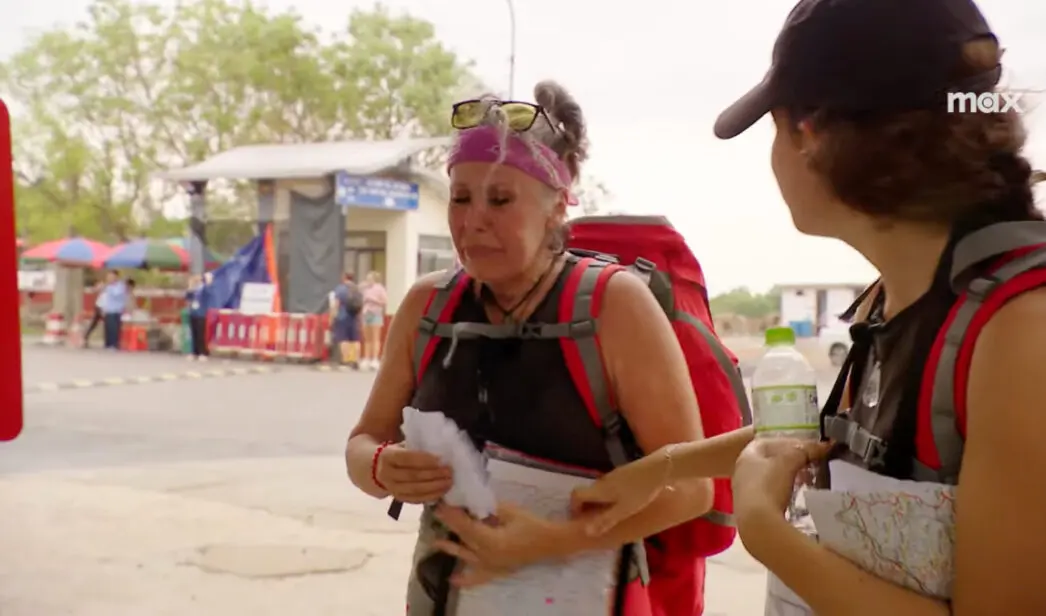 Míriam Díaz Aroca y su hija, María Grant, en 'Pekin Express'.