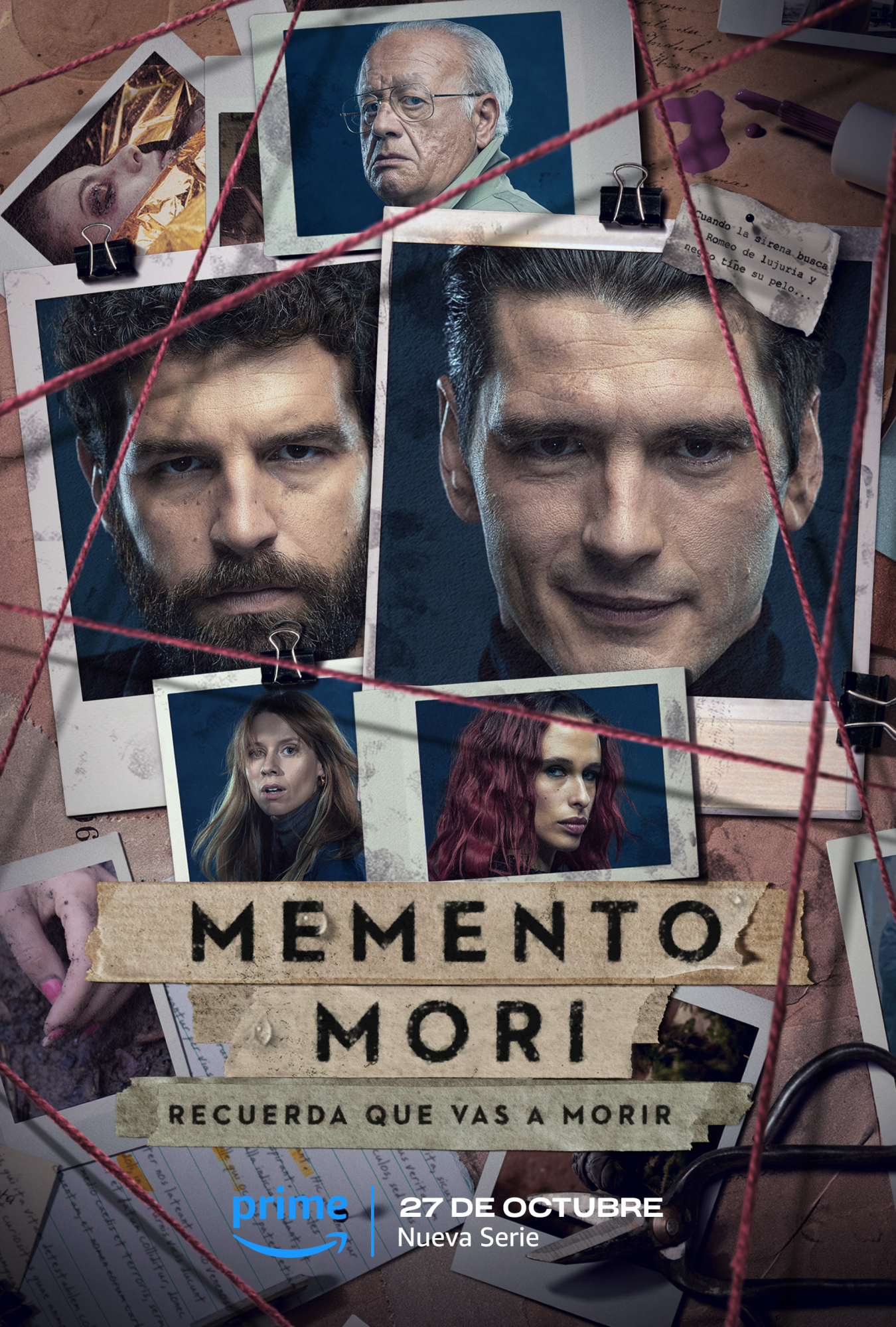 Cartel promocional del thriller 'Memento Mori'