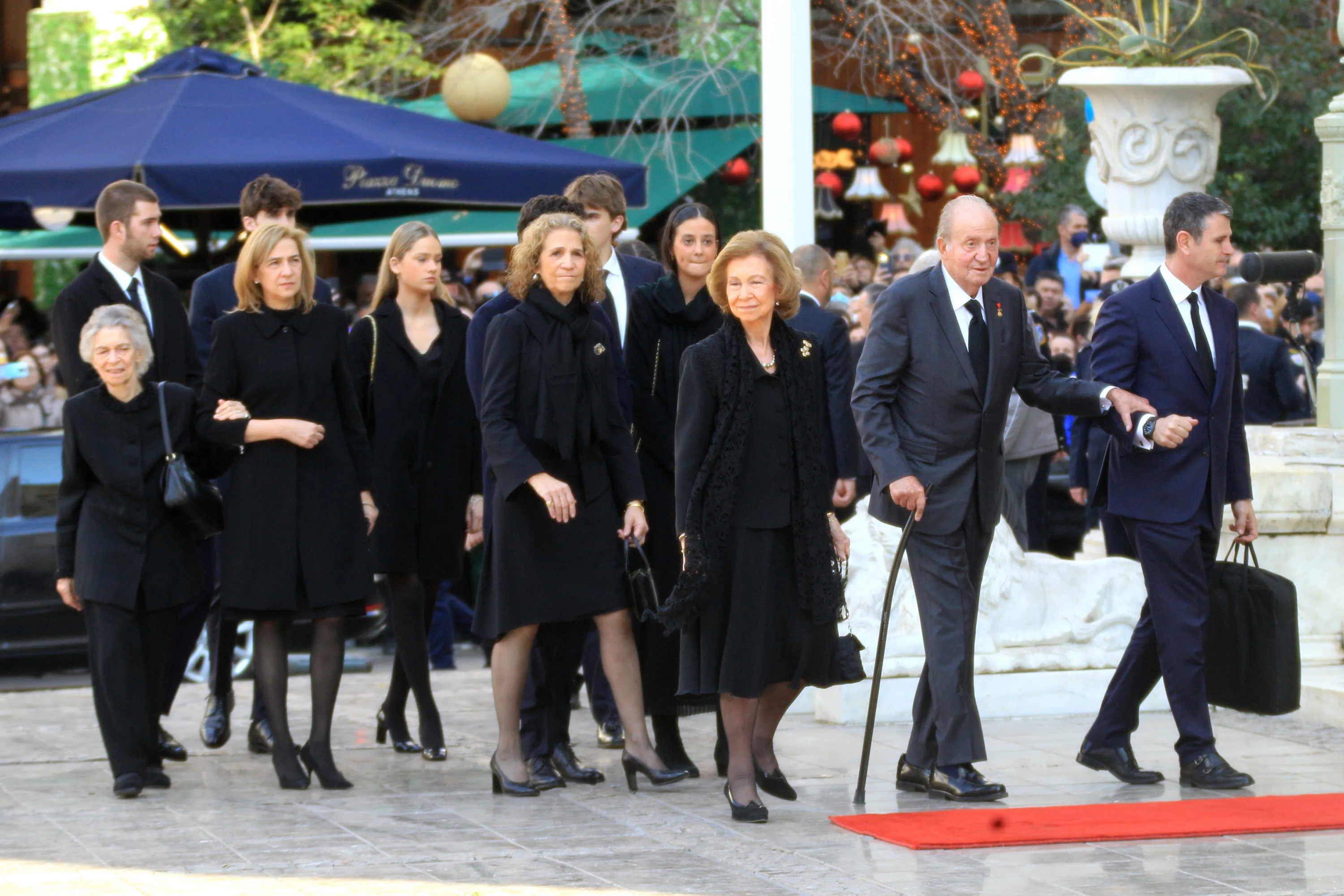 La familia del rey (casi) al completo.