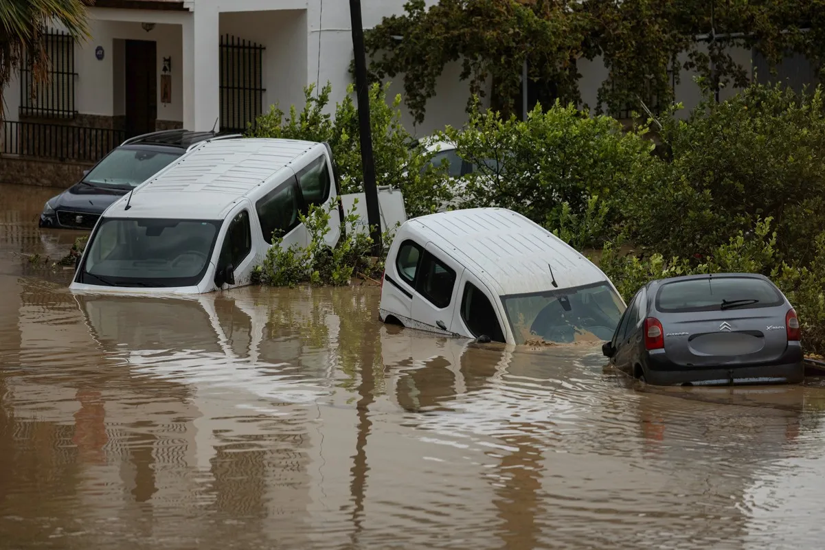 Los estragos de la DANA a su paso por Valencia.