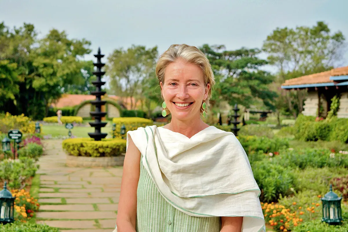 Emma Thompson en el resort