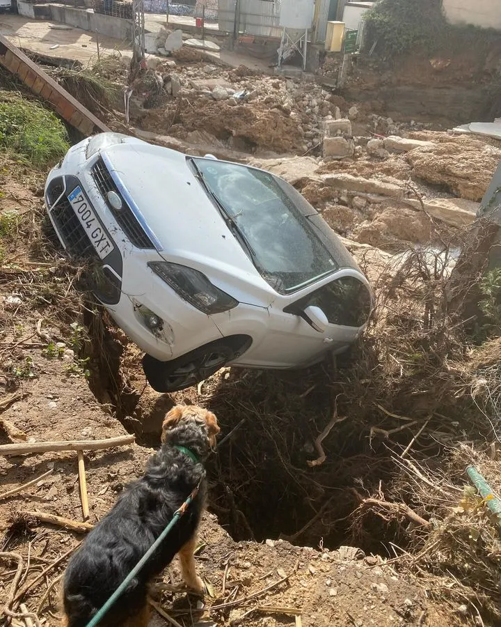 Máximo Huerta comparte fotos de Buñol tras la DANA