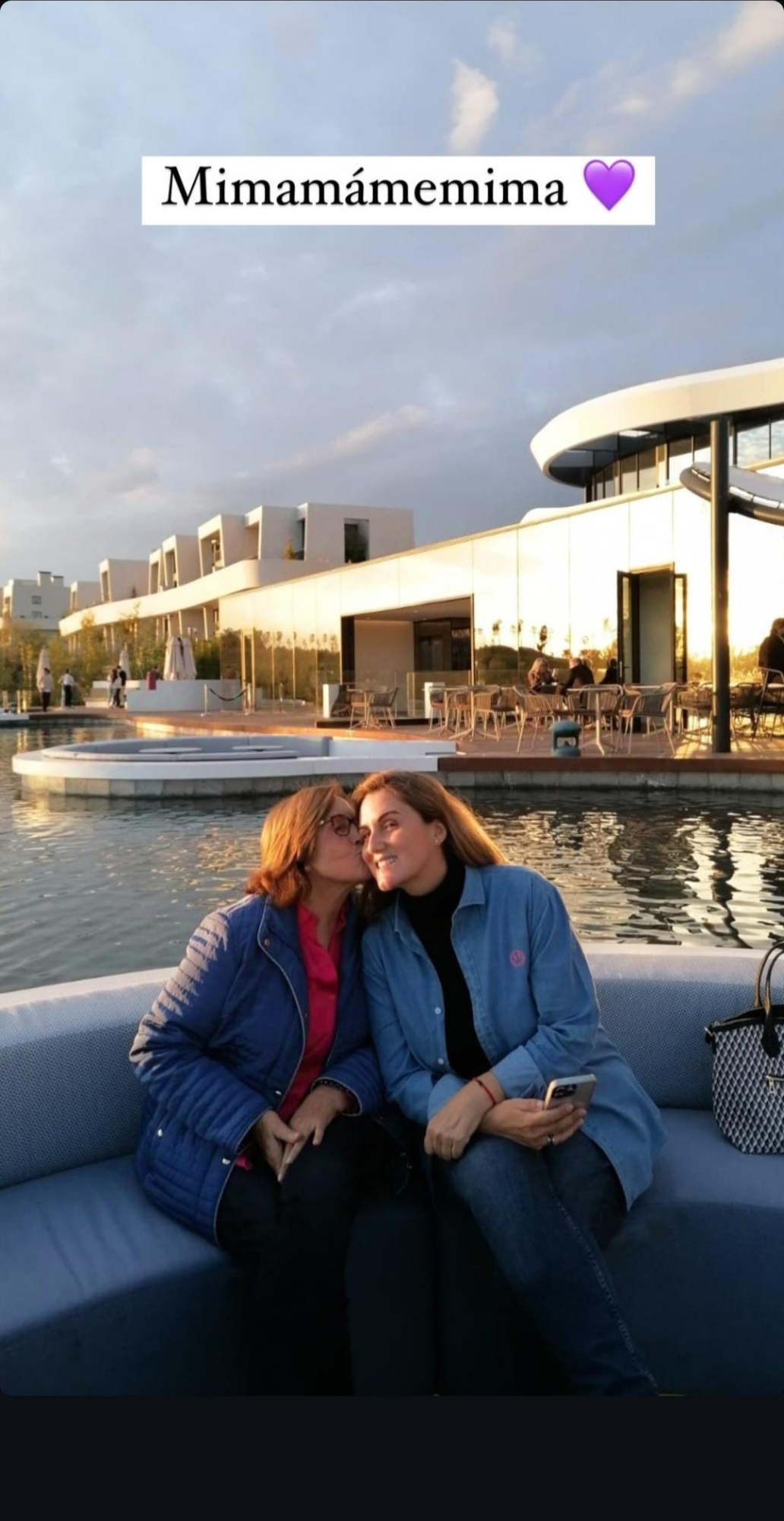 Carlota Corredera en una foto con su madre (Instagram)