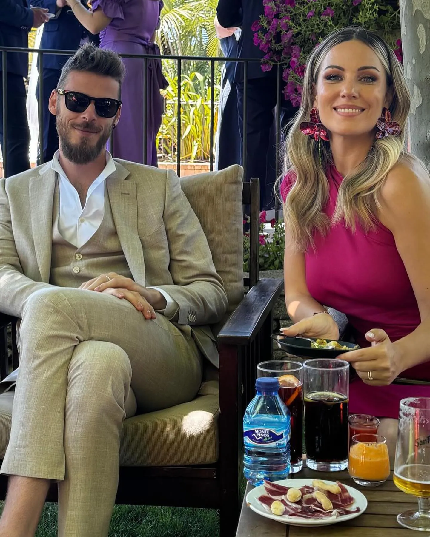 Edurne y De Gea en una imagen de redes