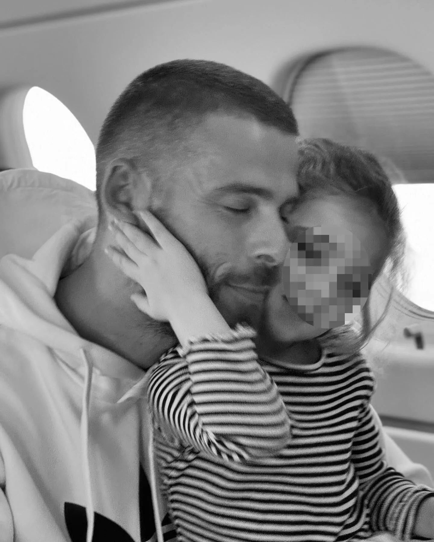 De Gea con su hija Yanay