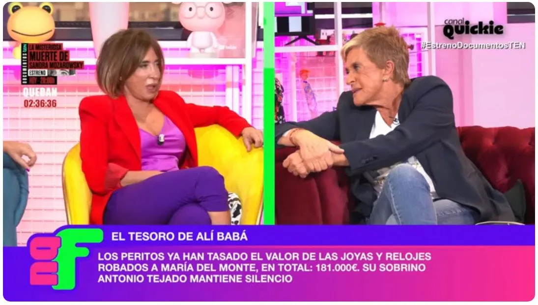 María Patiño habla con Chelo de una supuesta infidelidad a Marta.