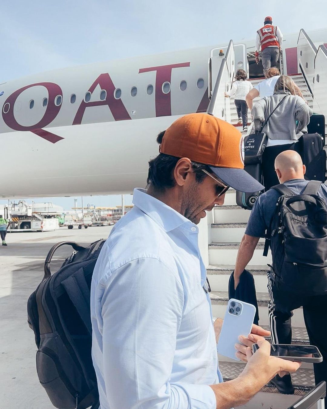 Verdasco y su familia viven entre Qatar y Madrid.