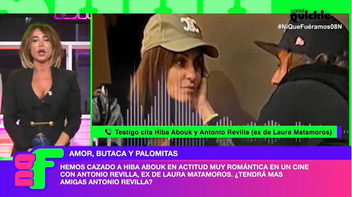 Ni que fuéramos habla del romance de Laura Matamoros con Antonio Revilla y de su amistad con Hiba Abouk